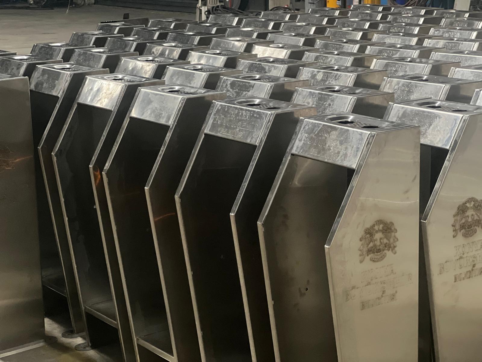 Konya Büyükşehir Belediyesi Çöp Konteyner Çalışması